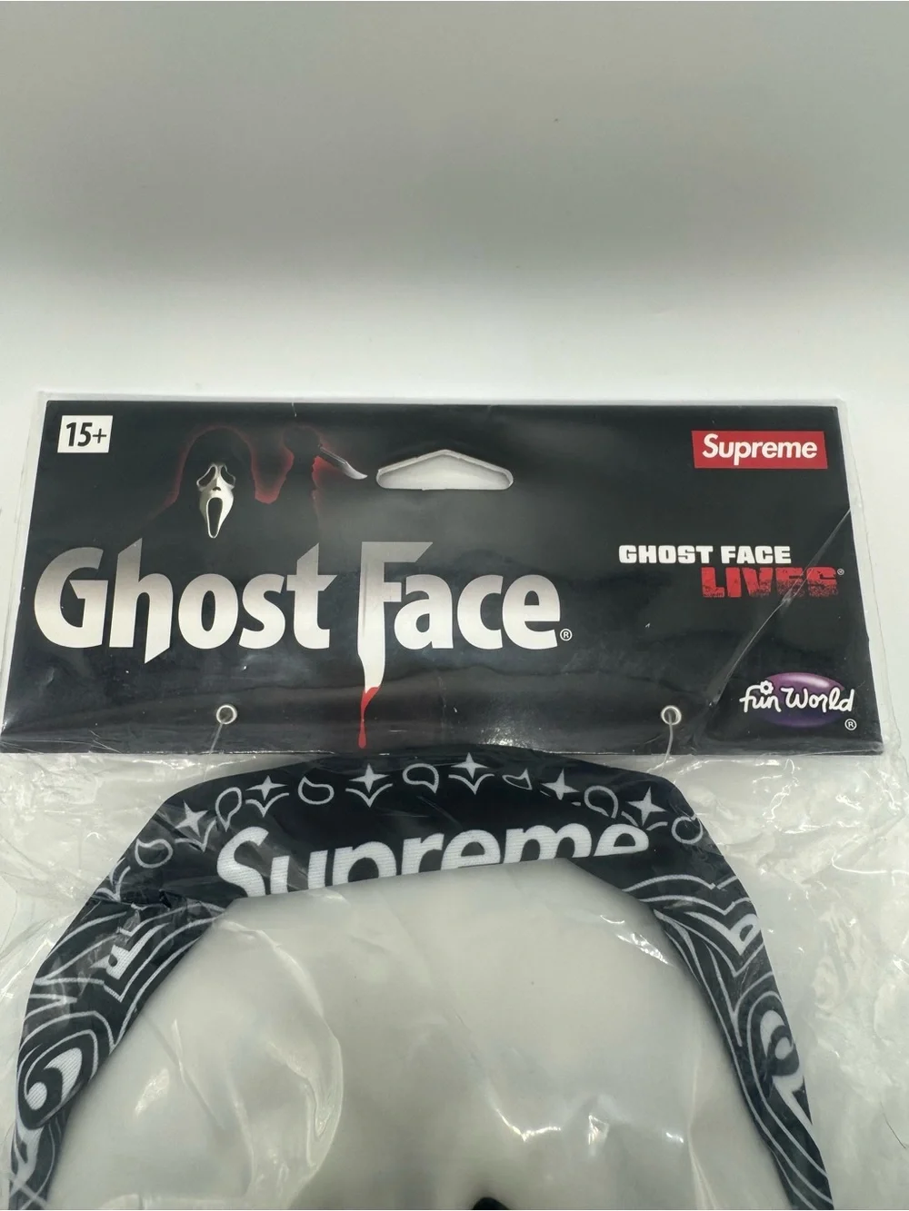 Supreme X Ghost Face mask